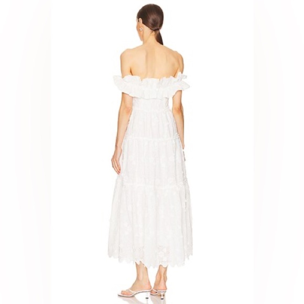 Astr White Off-Shoulder Midi Dress - Picture 4 of 10